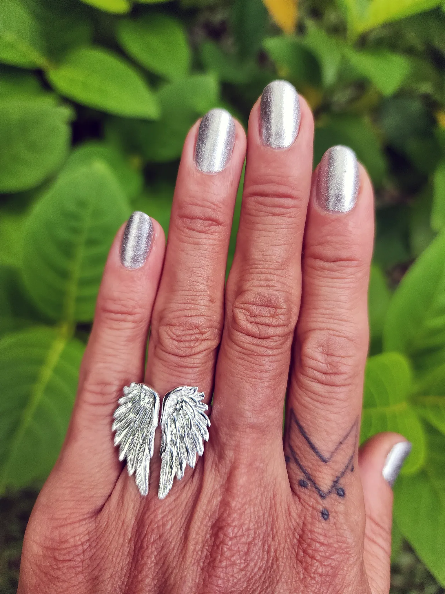 Silver Wing Ring