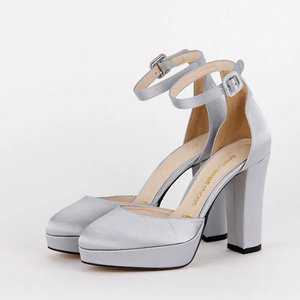 *UK size 2 - BO - High  nude leather, 10/2cm heels