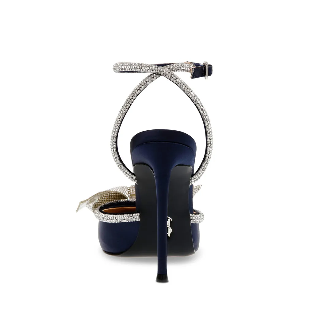 Vamonos Sandal NAVY SATIN