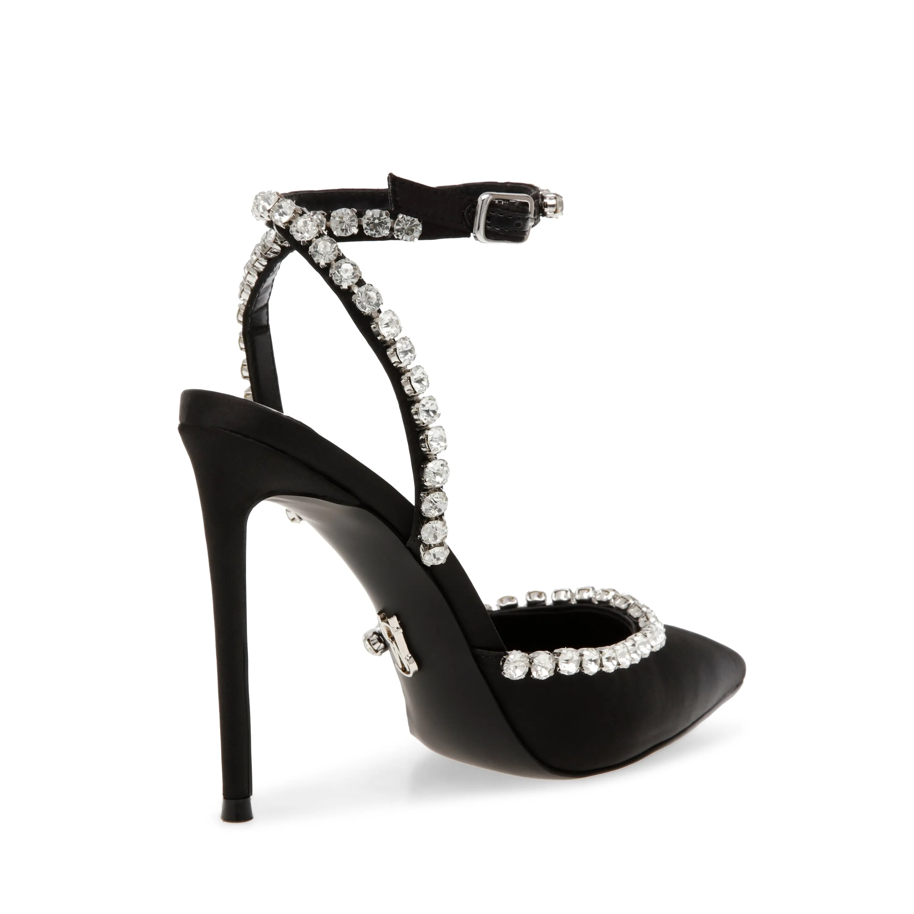 Vamper Sandal BLACK SATIN