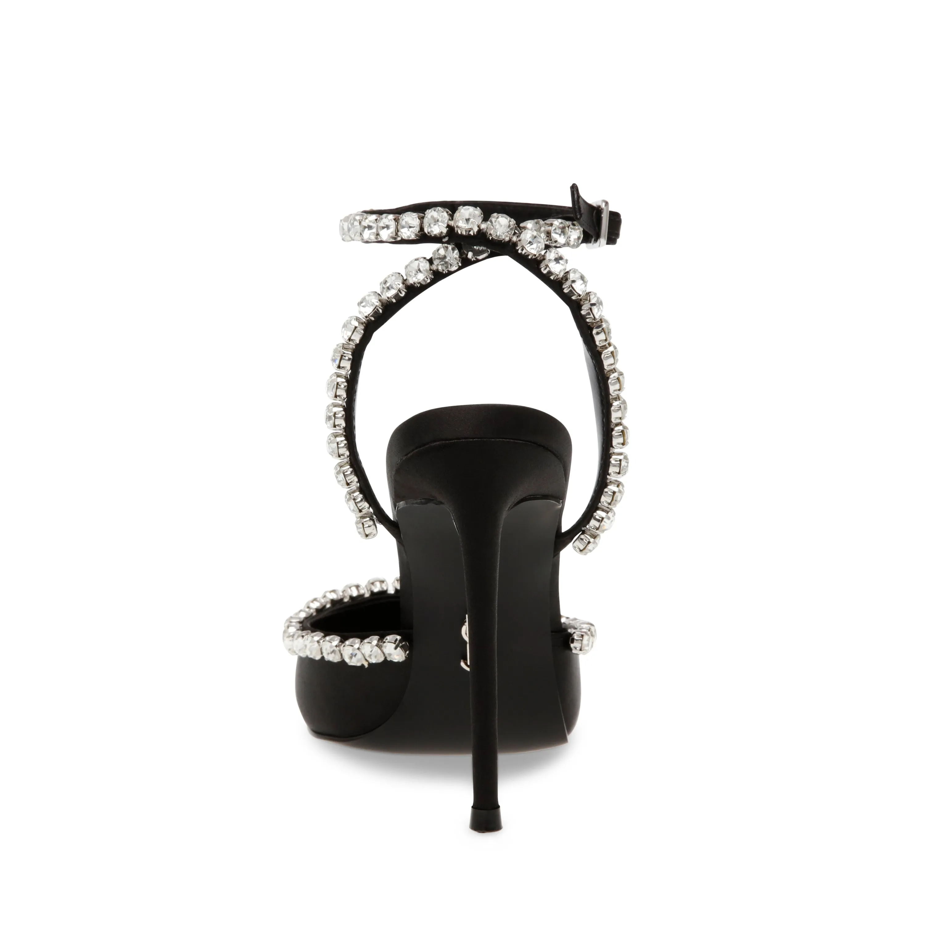 Vamper Sandal BLACK SATIN