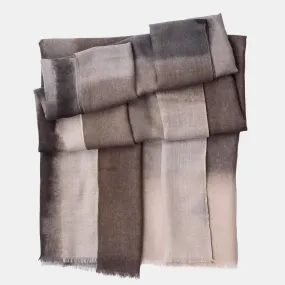 Vicenza - Wool & Silk Scarf - Grey