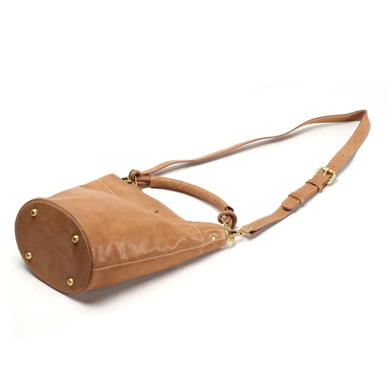 Vintage Design Dwarves Vegetable Tanned Leather Women's Crossbody Bags