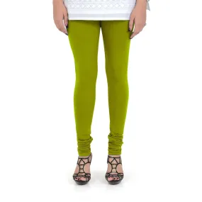 Women's Cotton Churidar Leggings (Free Size) - Goose Berry