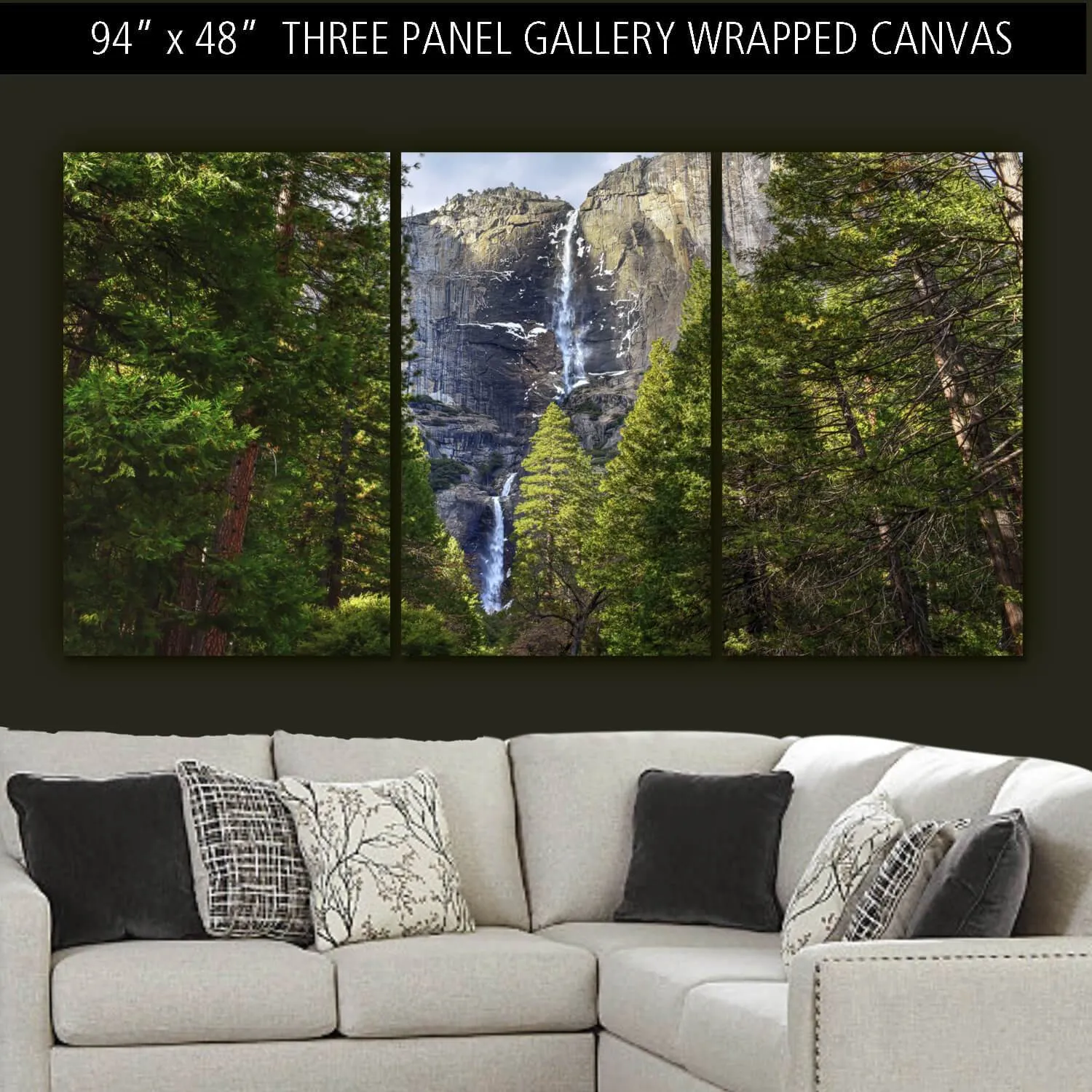 Yosemite Falls Canvas Wall Art